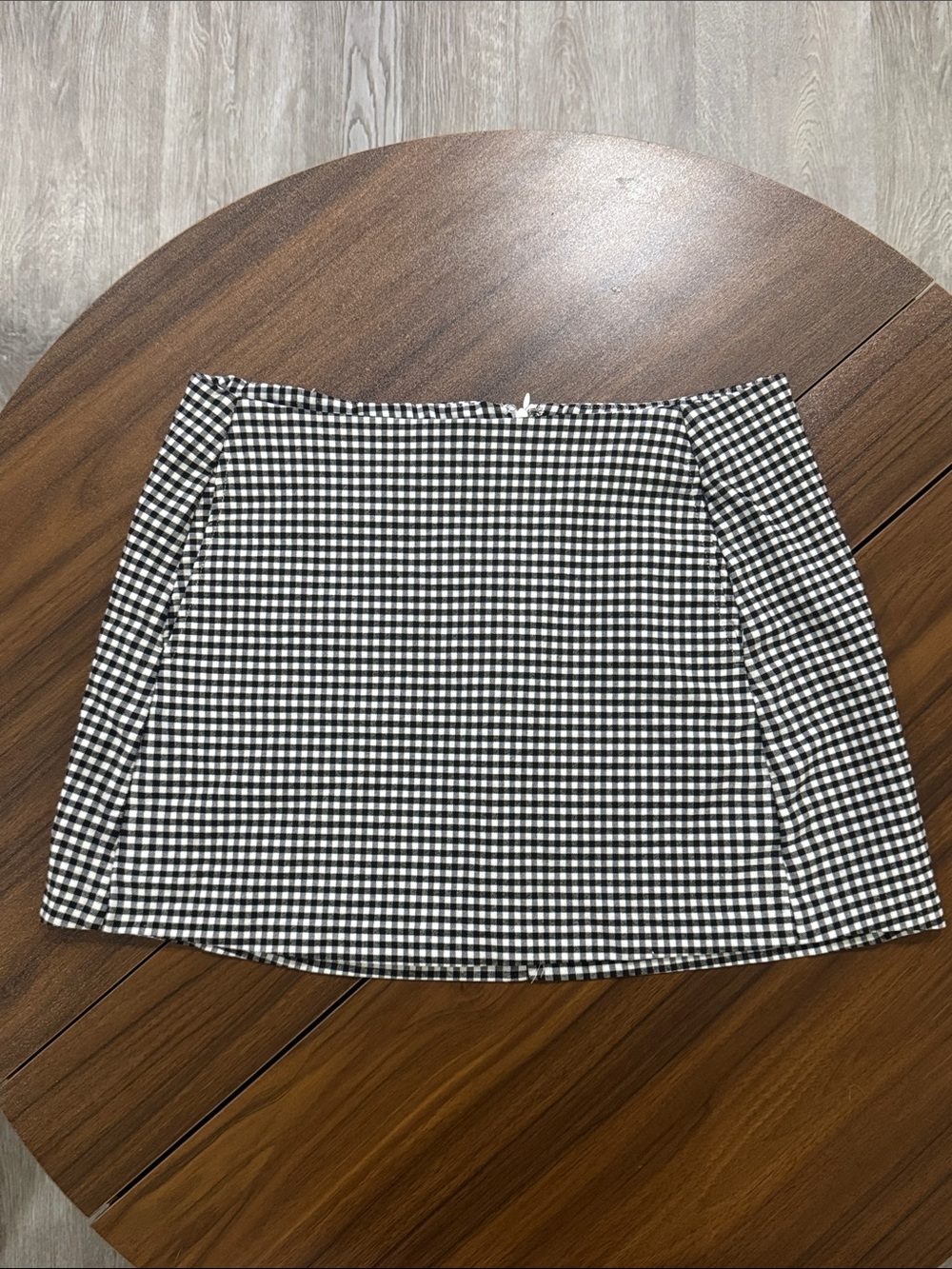 Urban Outfitters Black & White Gingham Mini Skirt